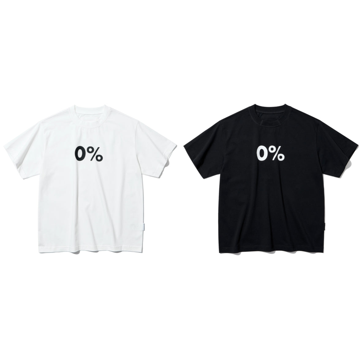 0% & 100% SHORT SLEEVE T-SHIRT