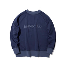 BAD FOOD CLUB REVERSIBLE FLEECE SWEATSHIRT(NAVY)