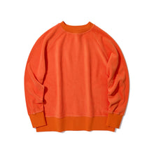 BAD FOOD CLUB REVERSIBLE FLEECE SWEATSHIRT(ORANGE)