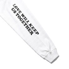 LOVE WILL KEEP US TOGETHER (TEAR US APART) REVERSIBLE LONG SLEEVE T-SHIRT