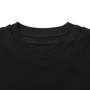 ASTERISK MOCK TWO-PIECE SHORT SLEEVE T-SHIRT