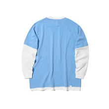 ASTERISK MOCK TWO-PIECE LONG SLEEVE T-SHIRT
