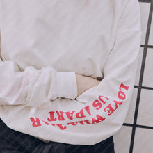 LOVE WILL KEEP US TOGETHER (TEAR US APART) REVERSIBLE LONG SLEEVE T-SHIRT