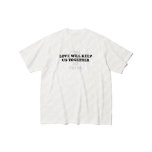 LOVE WILL KEEP US TOGETHER SHORT SLEEVE T-SHIRT(WHITE w/ GREEN)