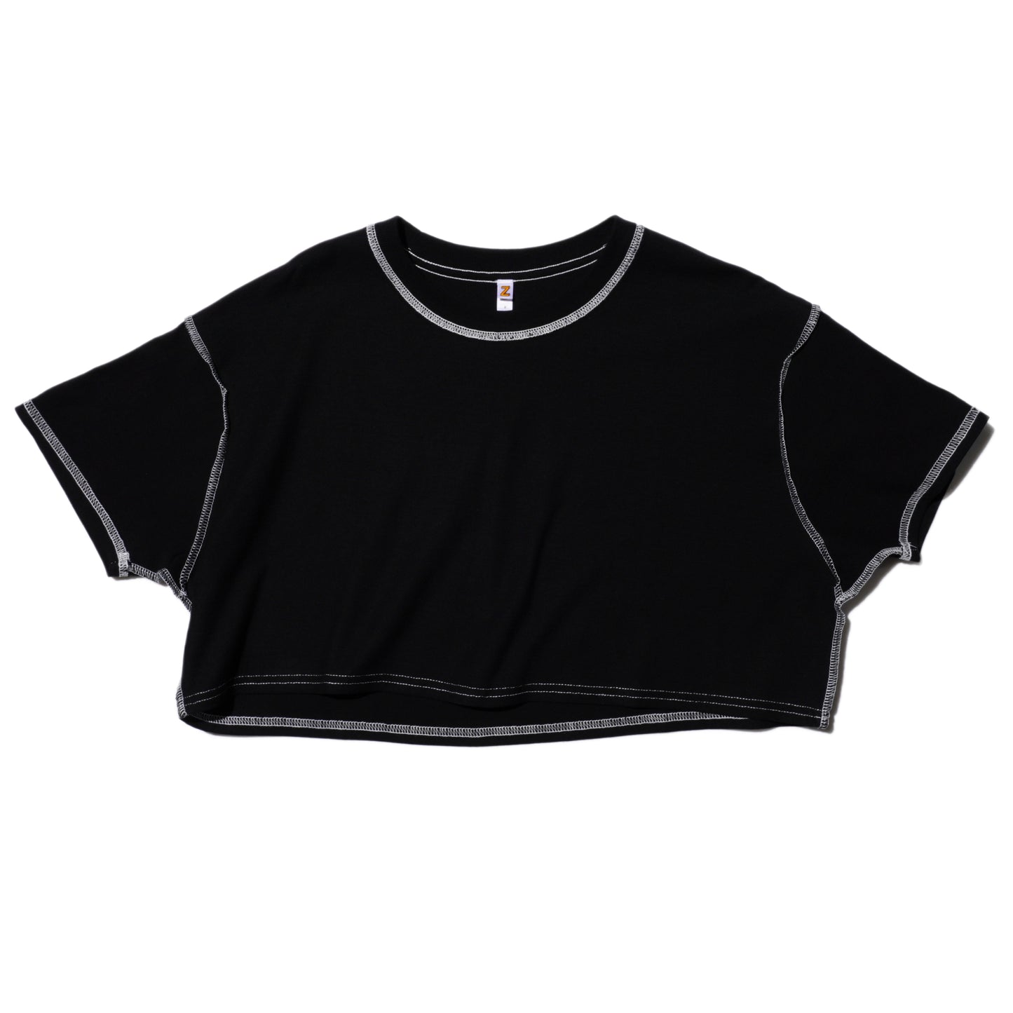 ZISE 010 CROPPED T-SHIRT (BLACK)