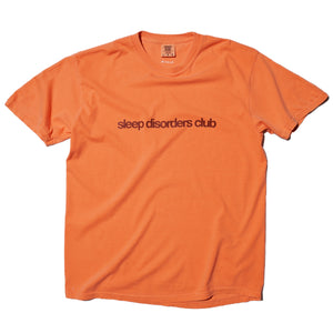 ASTERISK "SLEEP DISORDERS CLUB, 睡眠障害俱樂部" T-SHIRT (ORANGE)