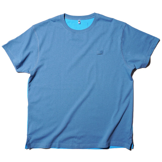 ZISE 002 TWO-TONE TEE (BLUE)