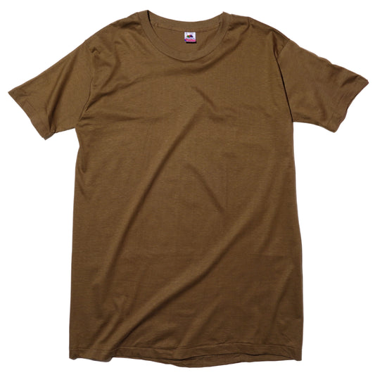 FRUIT OF THE LOOM PLAIN T-SHIRT (BROWN)