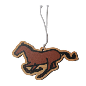 JULIAN OPIE GALLOPING HORSE WOOD TAG