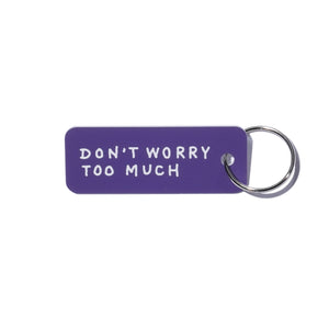 J.30000 "DON'T WORRY TOO MUCH" KEYTAG (PURPLE / WHITE)