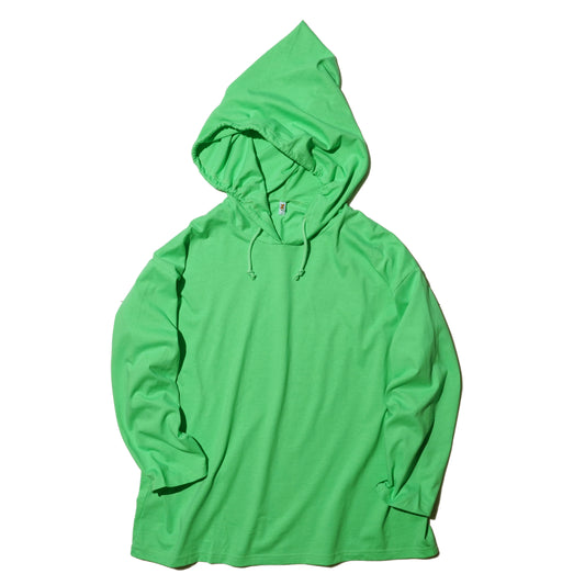 ZISE 017 HOODED LONG SLEEVE T-SHIRT (GREEN)