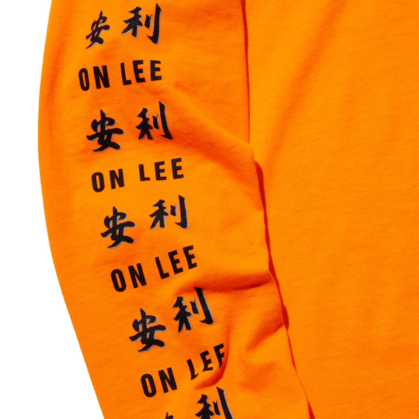 ASTERISK "安利 ON LEE" LONG-SLEEVE T-SHIRT (ORANGE)