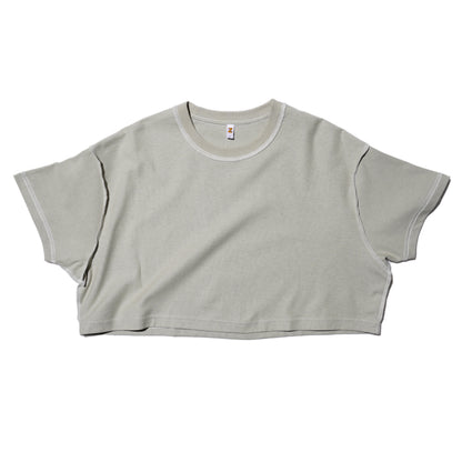 ZISE 010 CROPPED T-SHIRT (MILK TEA)