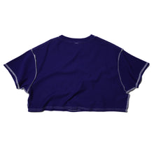 ZISE 010 CROPPED T-SHIRT (NAVY)