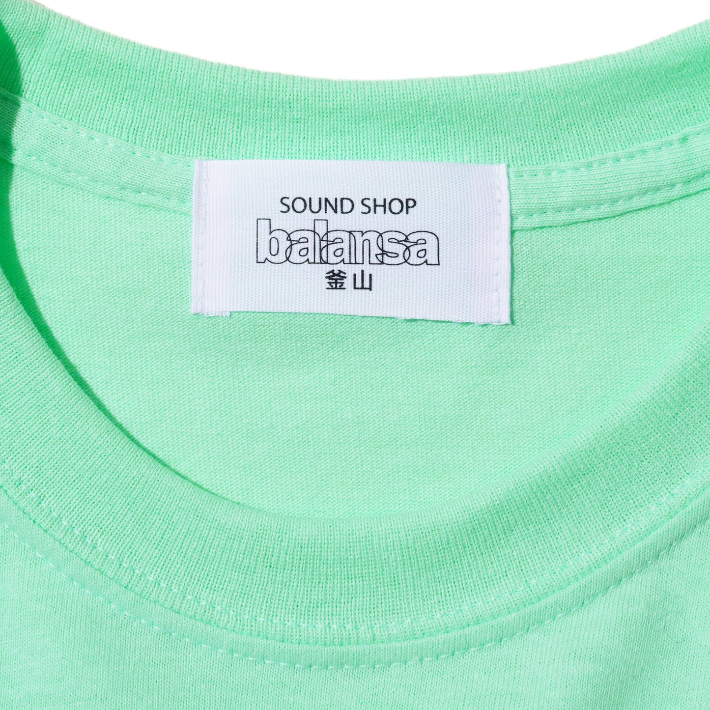 BALANSASTERISK "BAD SHOP, 香港" T-SHIRT (MINT GREEN)