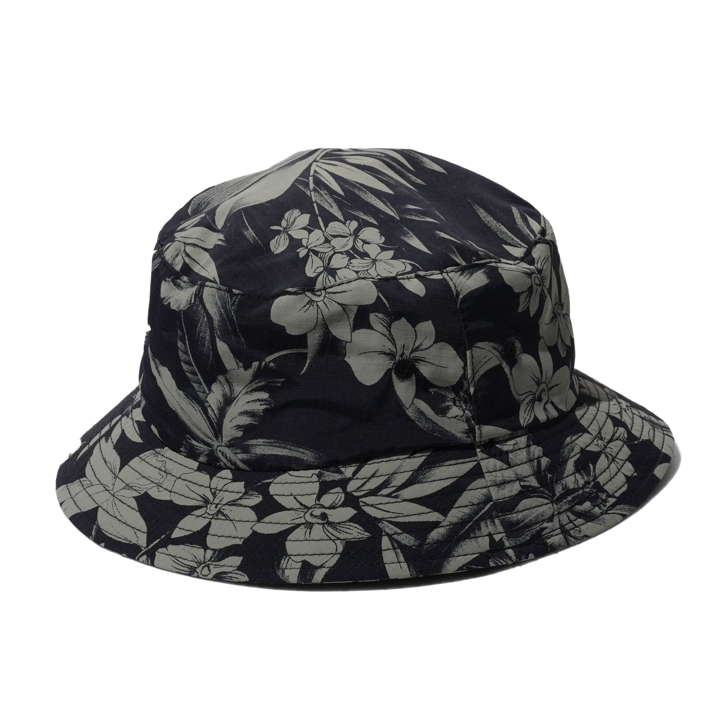 LITE YEAR ECONYL FLORAL BUCKET HAT (BLACK ORCHID)