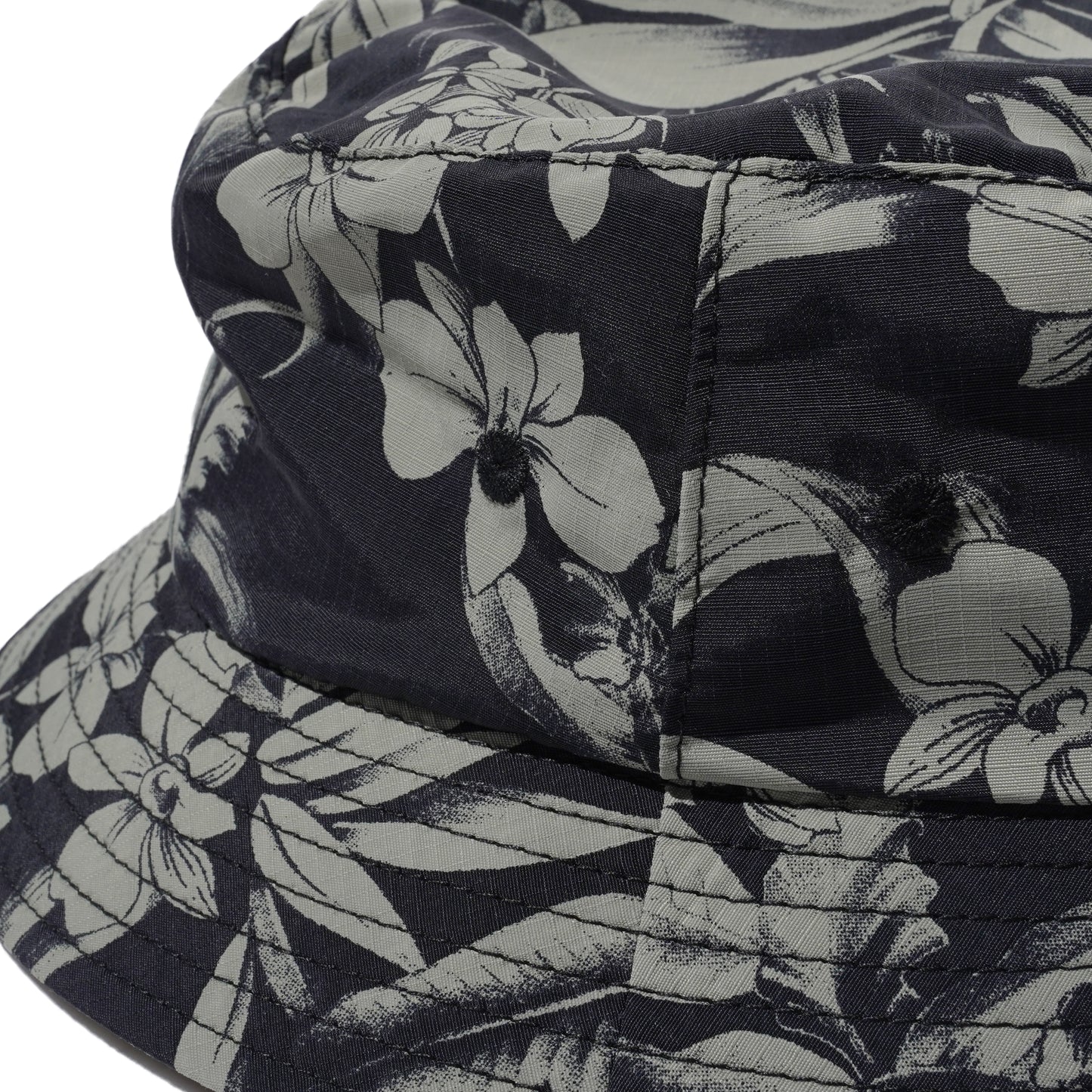 LITE YEAR ECONYL FLORAL BUCKET HAT (BLACK ORCHID)