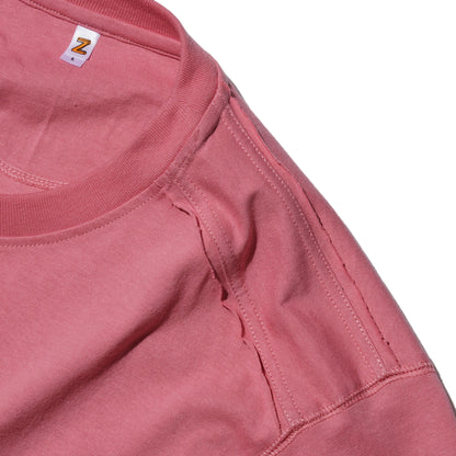 ZISE 013 SNAP BUTTON LONG SLEEVE TEE (PINK)