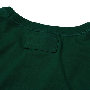 ZISE 011 SQUARE PATCHED T-SHIRT (GREEN w/ GREEN)