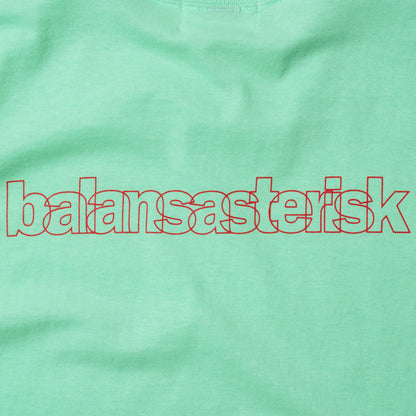 BALANSASTERISK "BAD SHOP, 香港" T-SHIRT (MINT GREEN)