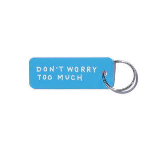J.30000 "DON'T WORRY TOO MUCH" KEYTAG (SKY BLUE / WHITE)