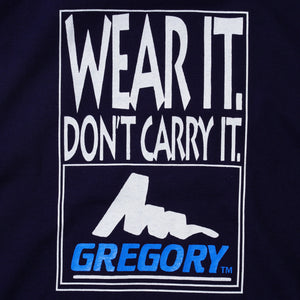 GREGORY "WEAR IT. DON'T CARRY IT." LOGO T-SHIRT