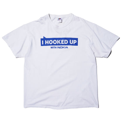 NOKIA "I HOOKED UP WITH NOKIA" T-SHIRT