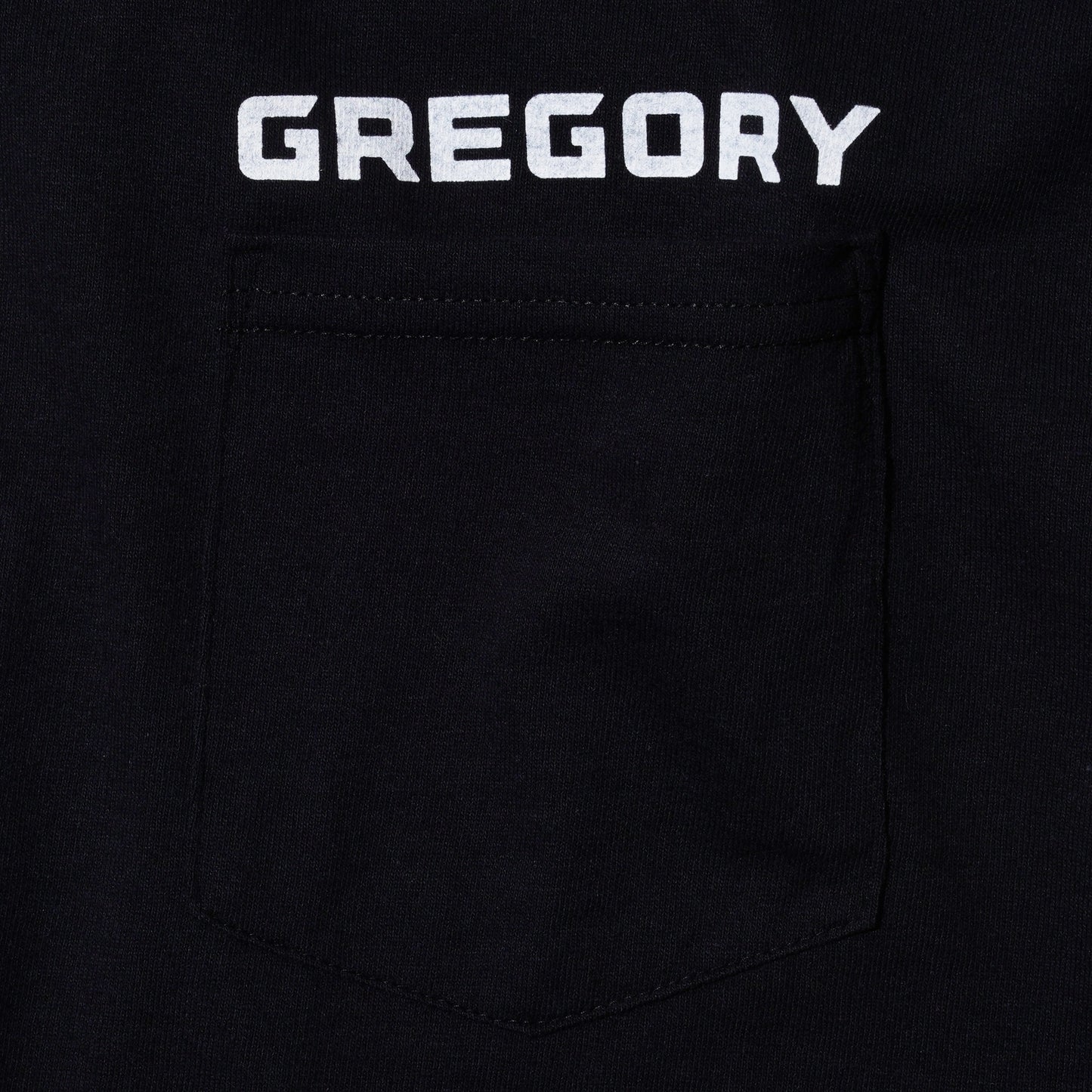 GREGORY LOGO POCKET T-SHIRT (BLACK)