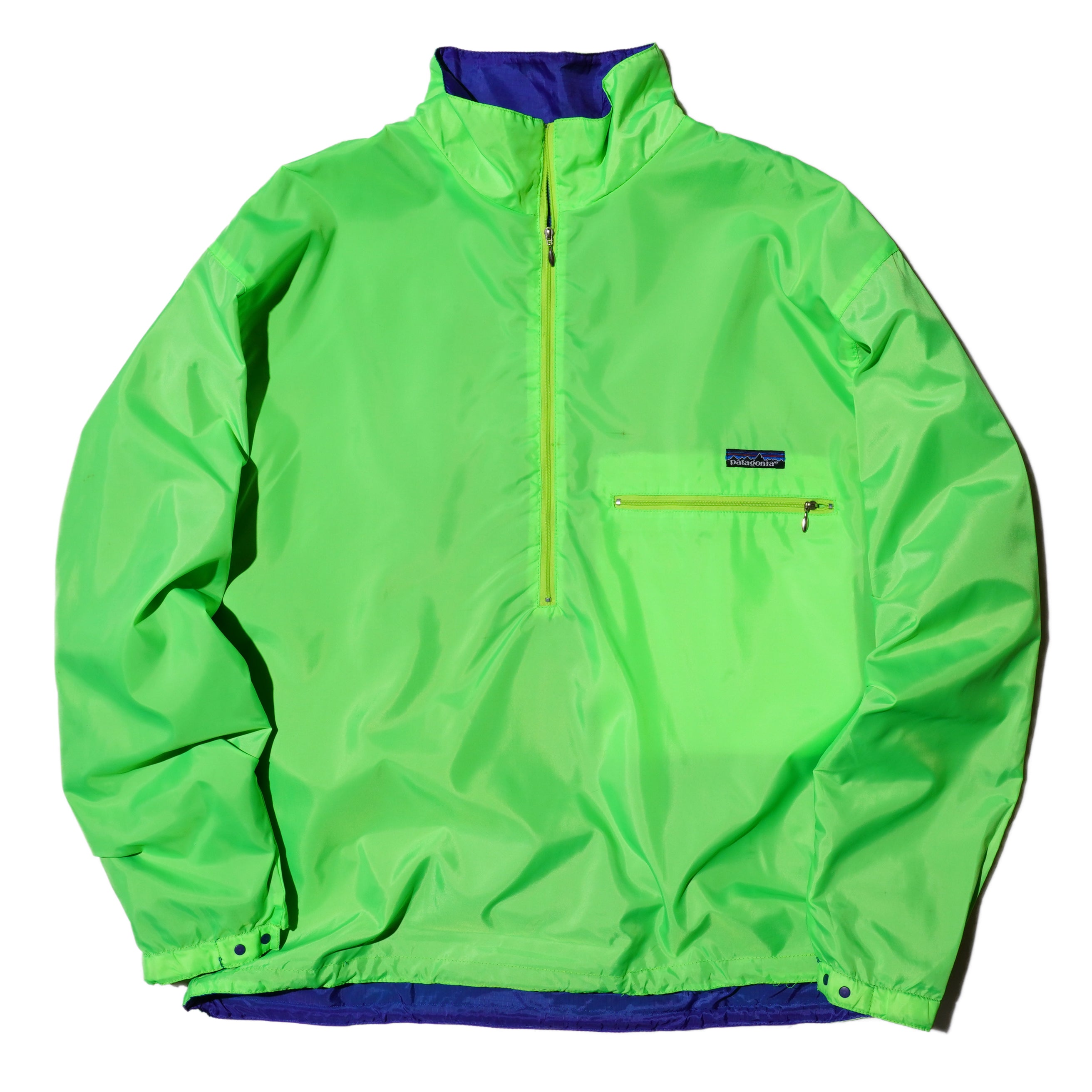 TURBOSUN Bronson 90s Reversible Glissade Fleece Jacket Outdoor Full Zip Nylon Windbreaker