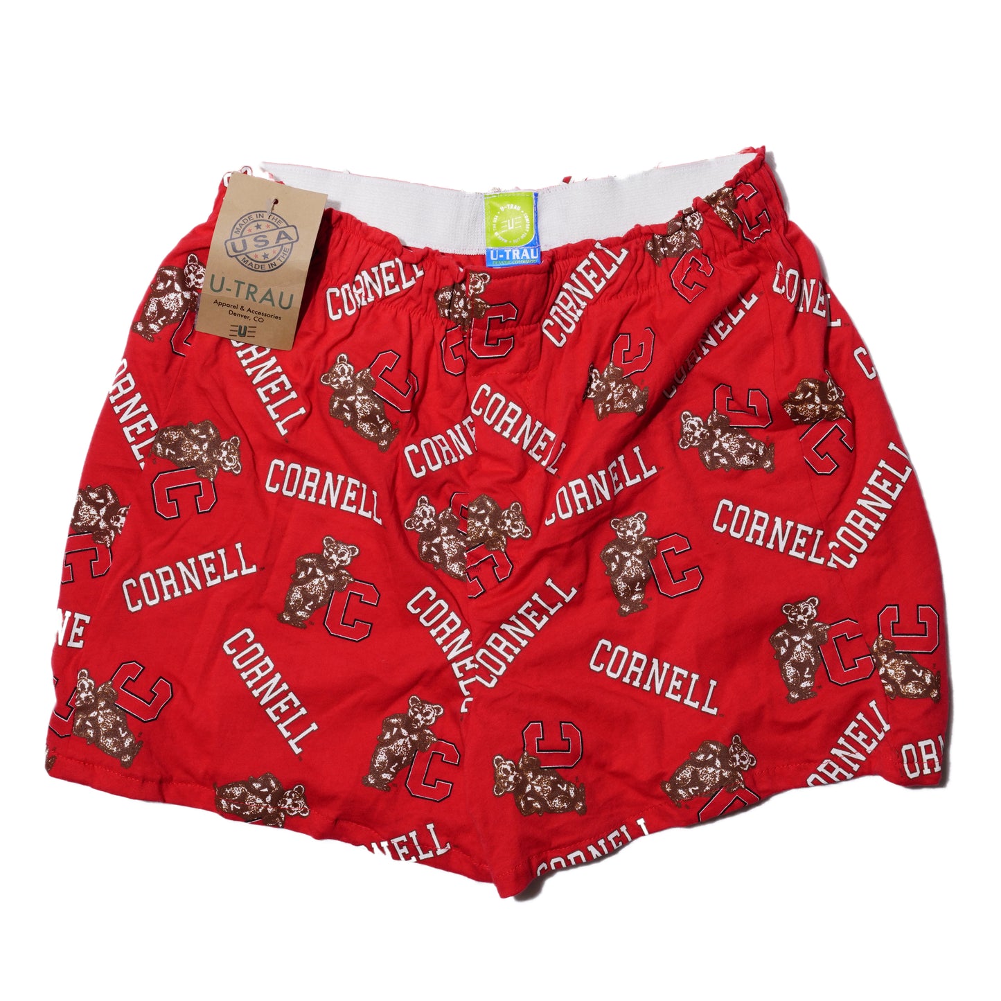 CORNELL UNIVERSITY "BEAR" MONOGRAM BOXER