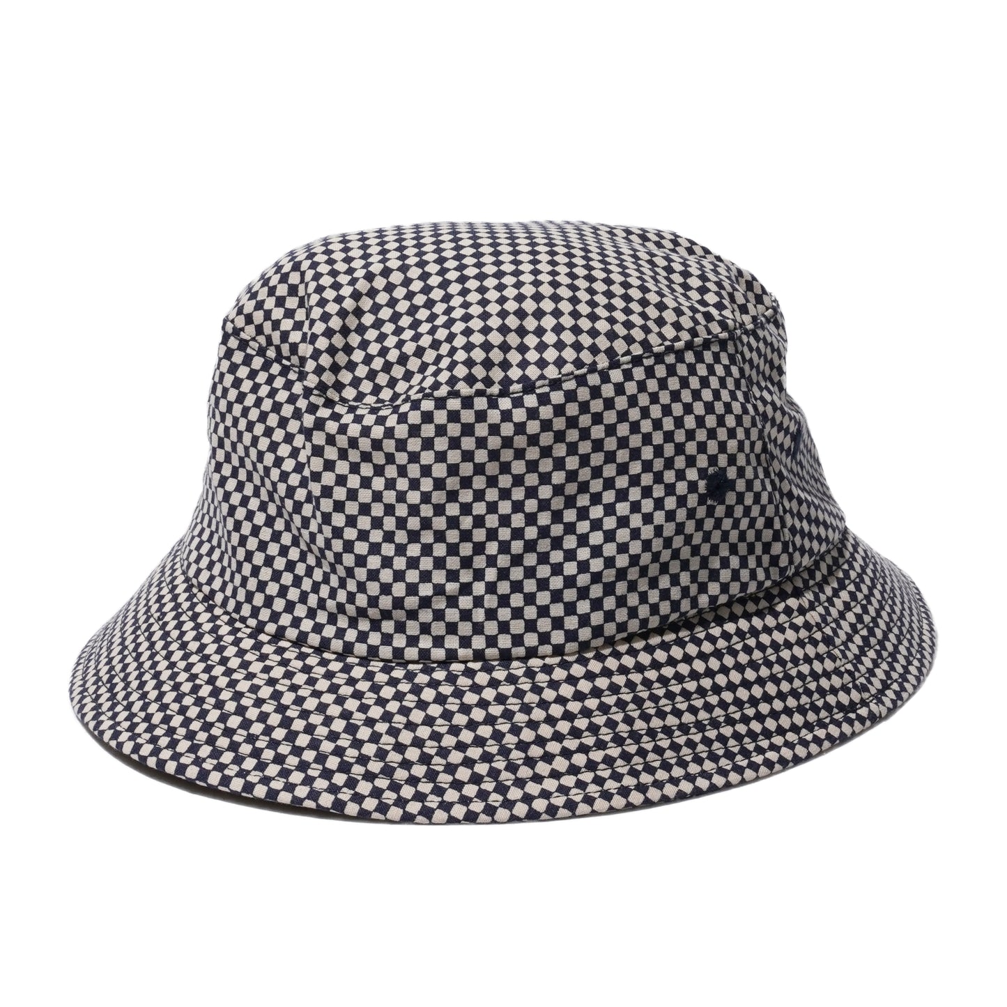 LITE YEAR MINI CHECK BUCKET HAT (NAVY)