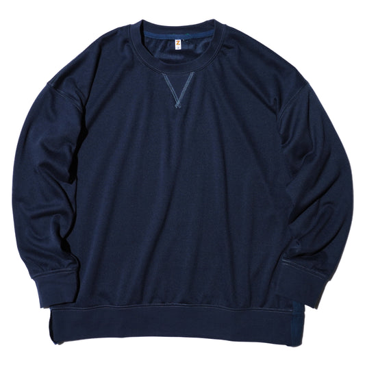 ZISE 015 TERRYCLOTH SWEATSHIRT (NAVY)