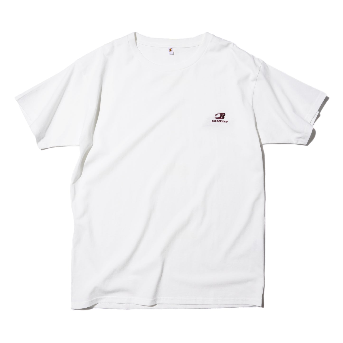 OLD BALANCE EMBROIDERY T-SHIRT (BURGUNDY)