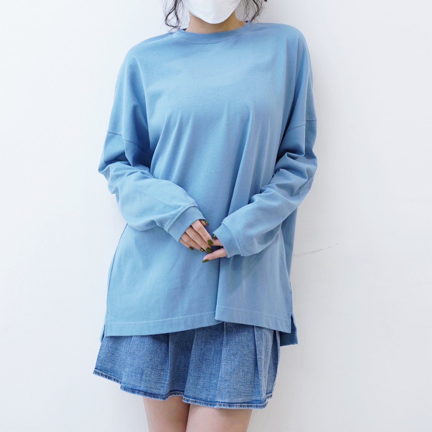 ZISE 003 LONG SLEEVE T-SHIRT (BLUE)