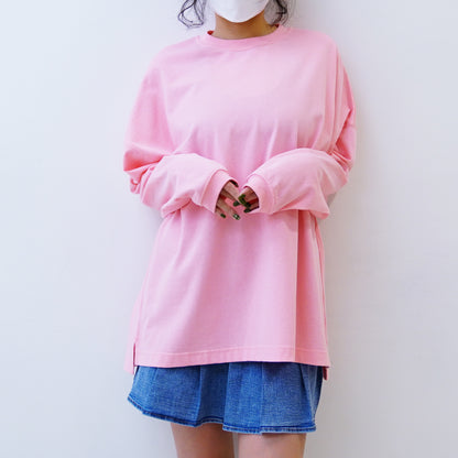 ZISE 003 LONG SLEEVE T-SHIRT (PINK)