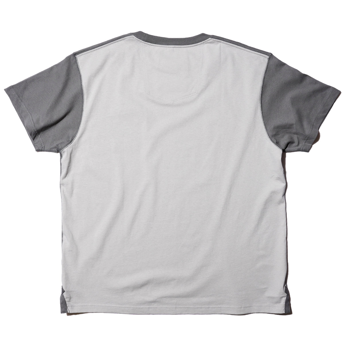 ZISE 002 TWO-TONE T-SHIRT (GREY)