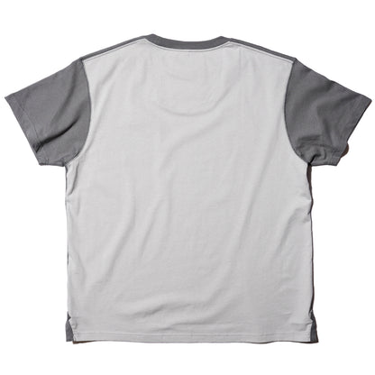 ZISE 002 TWO-TONE T-SHIRT (GREY)