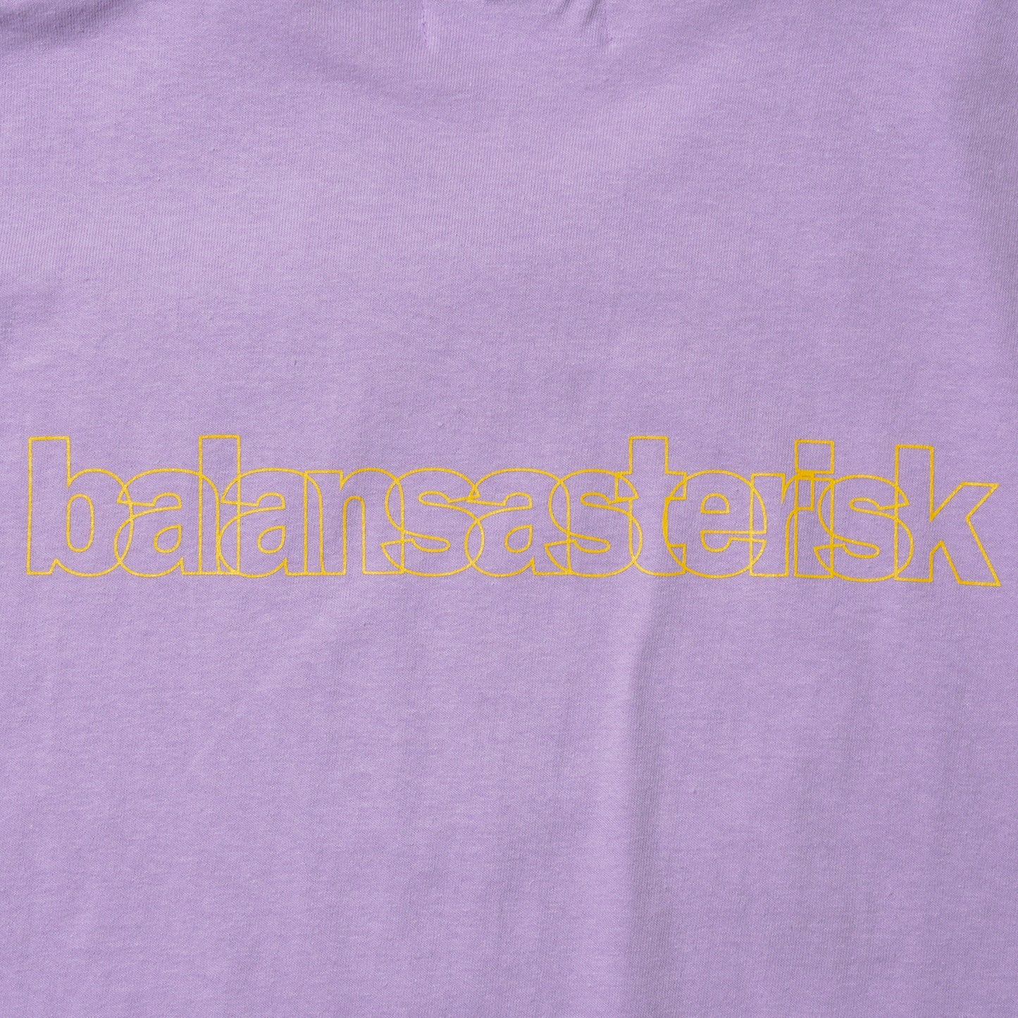 BALANSASTERISK "BAD SHOP, 香港" T-SHIRT (PURPLE)