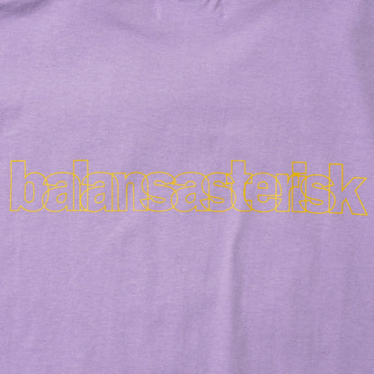 BALANSASTERISK "BAD SHOP, 香港" T-SHIRT (PURPLE)