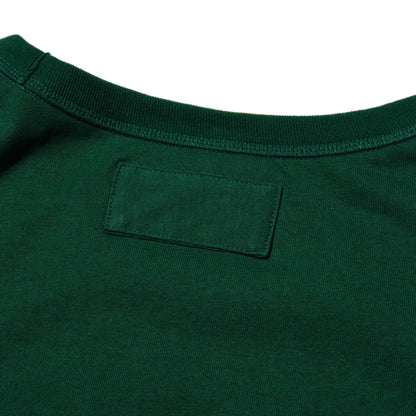 ZISE 011 SQUARE PATCHED T-SHIRT (GREEN w/ WHITE)