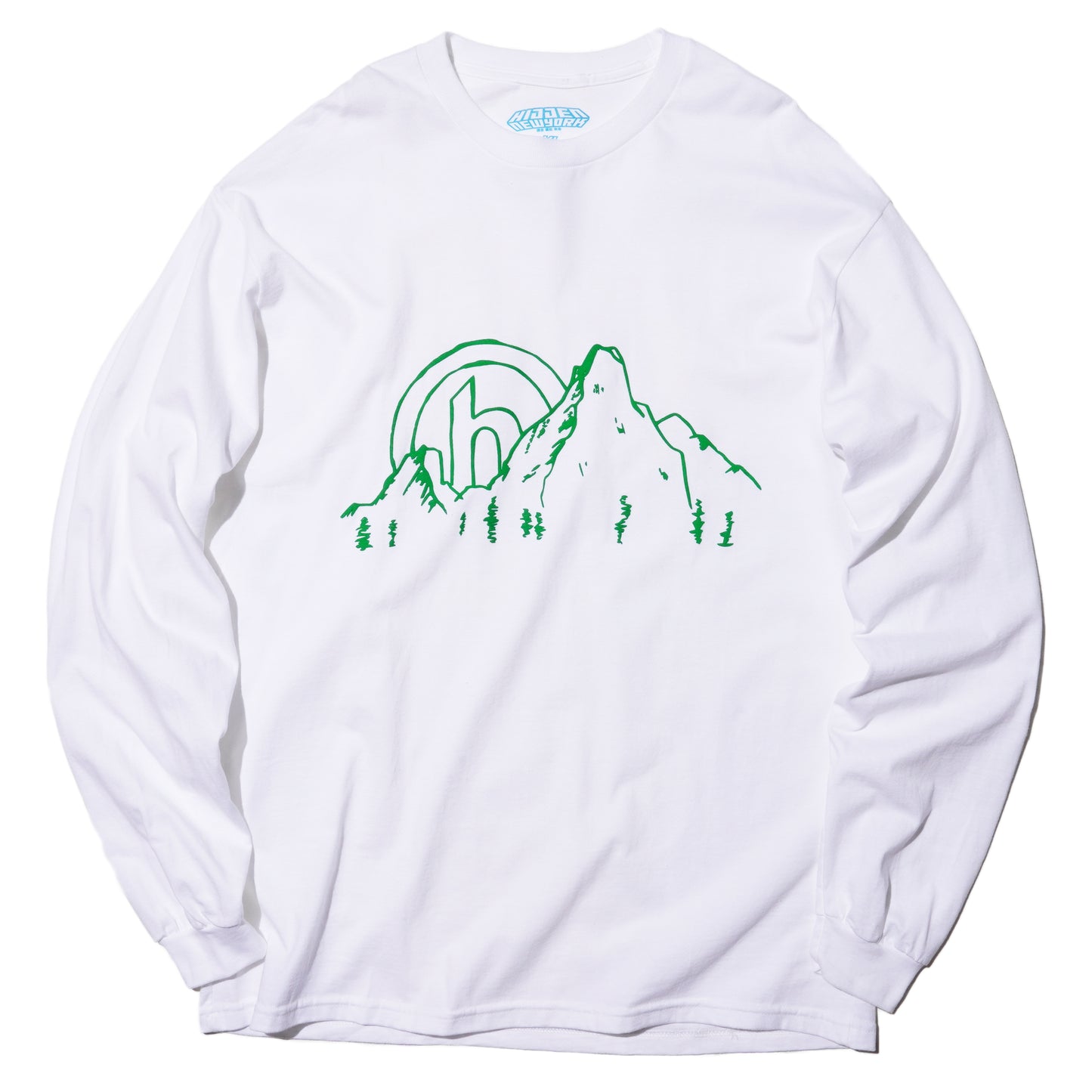 HIDDEN NEW YORK "MOUNTAIN" GRAPHIC LONG-SLEEVE T-SHIRT