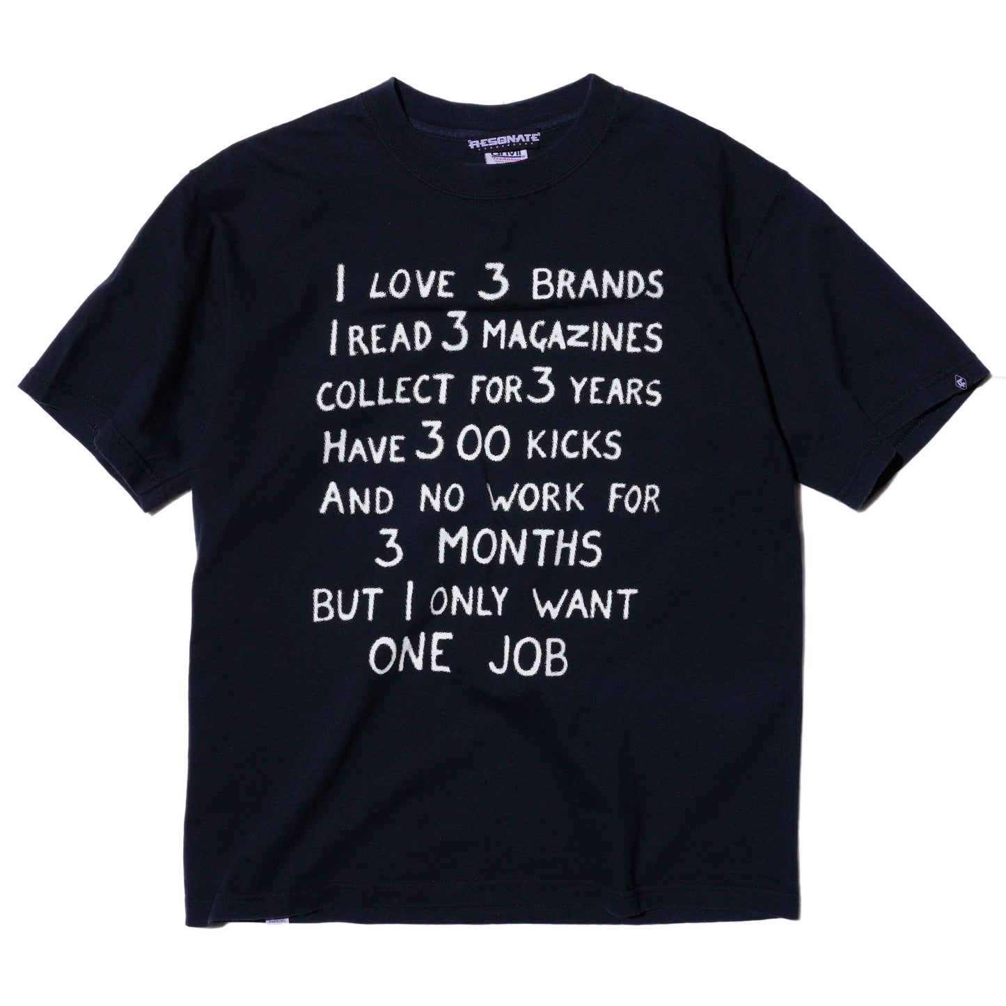 RESONATE "I LOVE 3 BRANDS" T-SHIRT