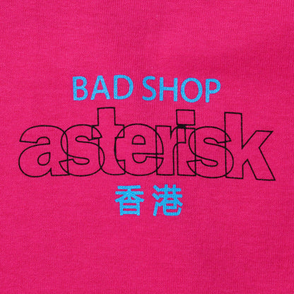 BALANSASTERISK "BAD SHOP, 香港" T-SHIRT (PINK)