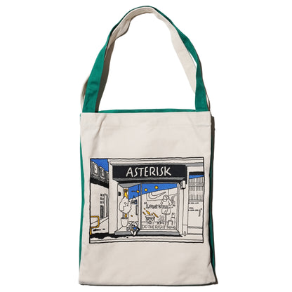 ZISE 012 "ASTERISK by KENGO AOKI" DOUBLE TOTE BAG