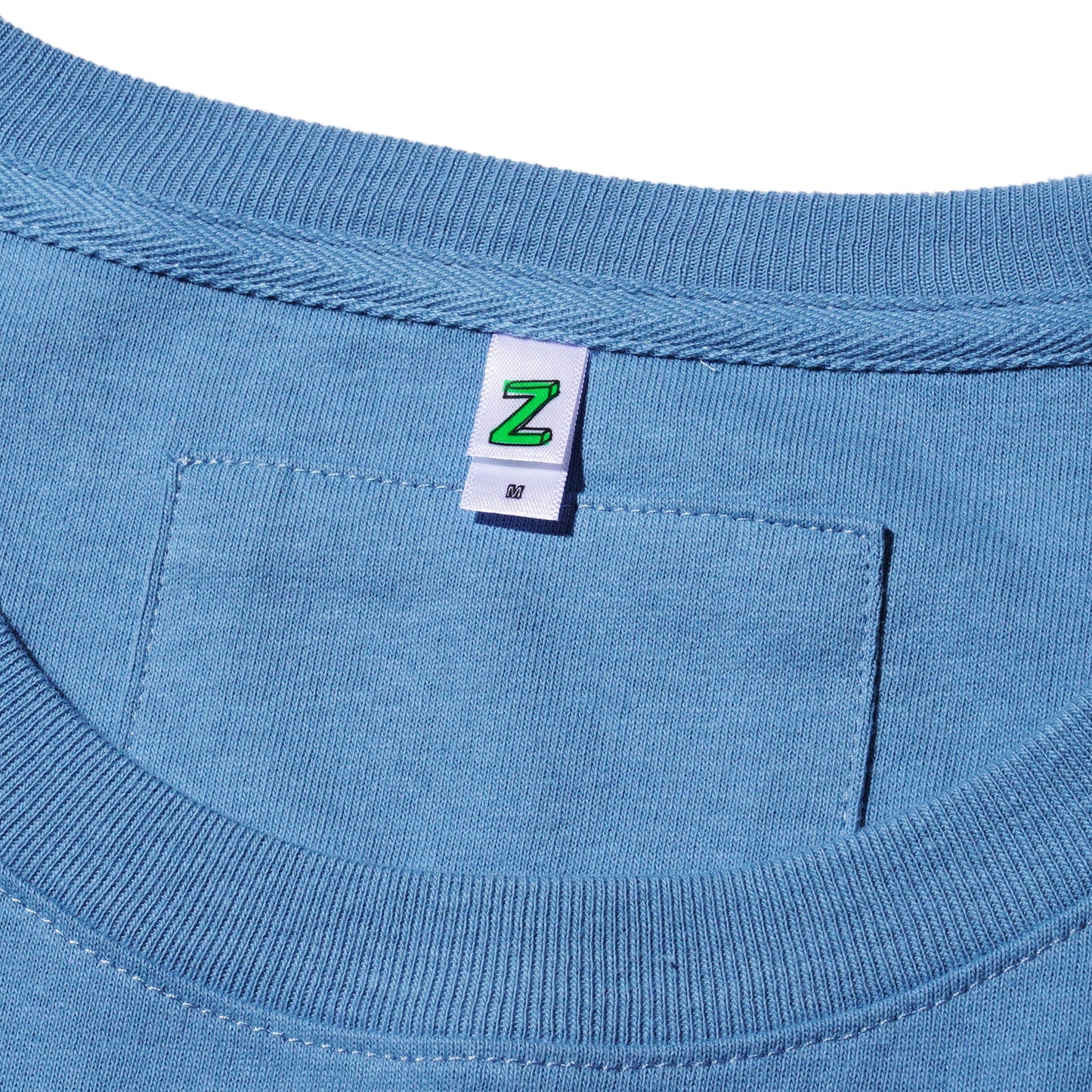 ZISE 002 PLAIN T-SHIRT (BLUE)