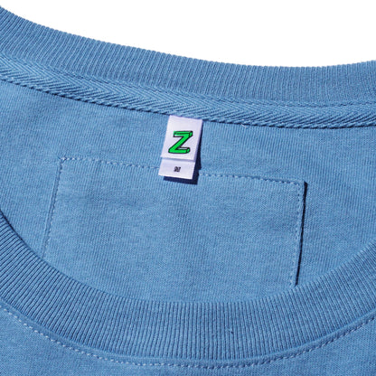 ZISE 002 PLAIN T-SHIRT (BLUE)