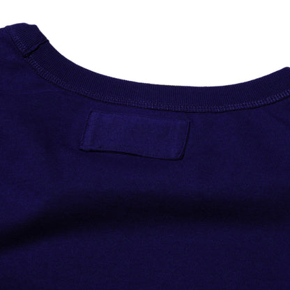 ZISE 011 SQUARE PATCHED T-SHIRT (NAVY w/ NAVY)