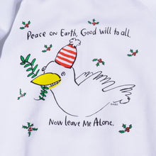 FRUIT OF THE LOOM "PEACE ON EARTH, GOOD WILL TO ALL." CREWNECK SWEATSHIRT
