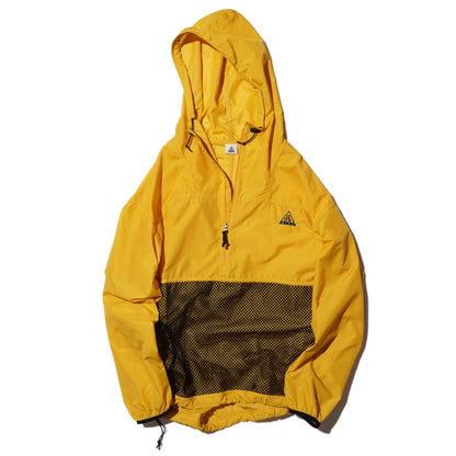 NIKE ACG NAVY LOGO WINDBREAKER PULLOVER (YELLOW)