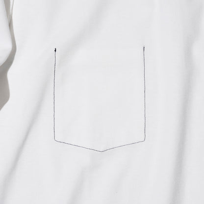 ZISE 016 REVERSIBLE LONG SLEEVE T-SHIRT (WHITE)